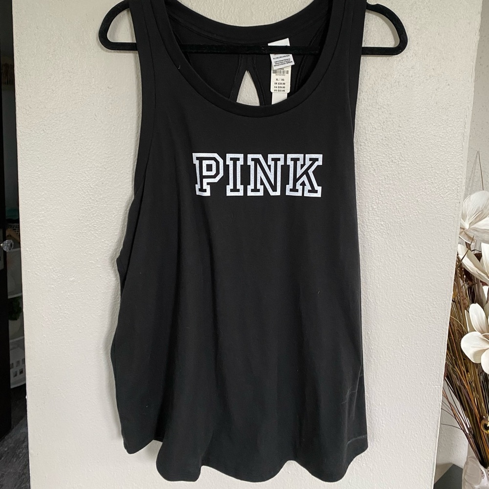 Victoria’s Secret Pink Slit back tank top -NEW w/Tags